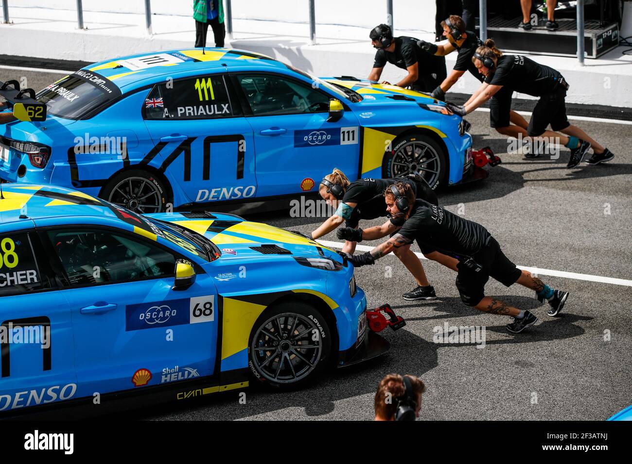 Cyan Performance Lynk & Co, Lynk & Co 03 TCR, Mechaniker während des 2019 FIA WTCR World Touring Car Cup in Malaysia, auf Sepang vom 13. Bis 15. dezember - Foto Florent Gooden / DPPI Stockfoto