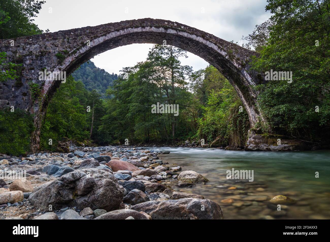 Firtina Tal in Rize Stockfoto