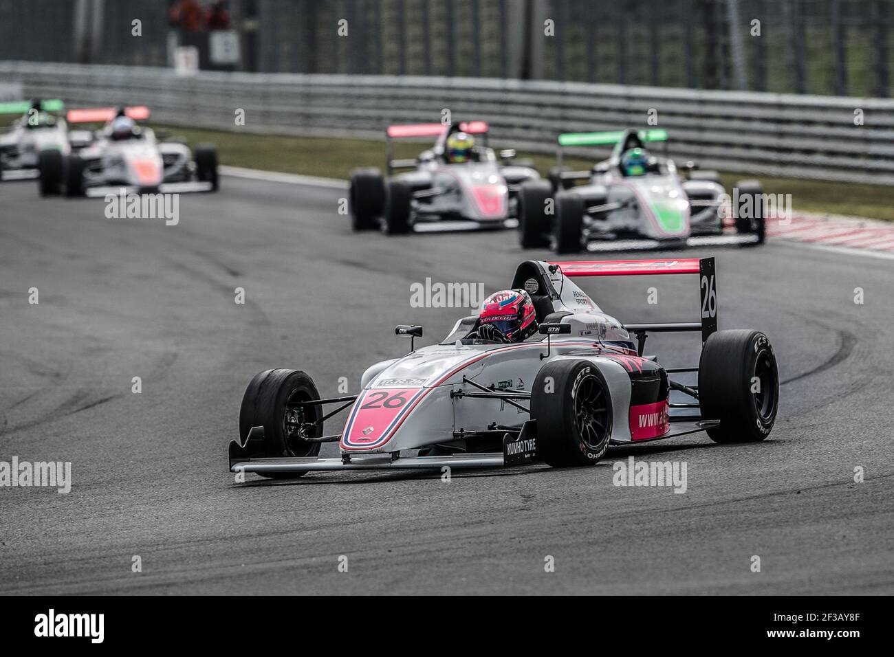 26 DAVID Hadrien (Fra), F4 FFSA Akademie, Aktion während der FFSA F4 Französisch Meisterschaft in Ungarn, 6. Bis 8. september, in Ungarn - Foto Marc de Mattia / DPPI Stockfoto