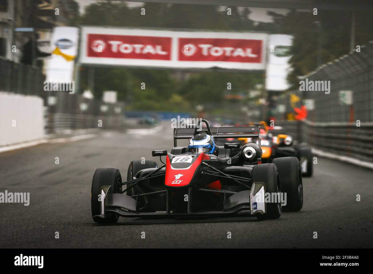 18 HANSES Julian (deu), Dallara F317, Team Motopark, Euroformula Open, Aktion während des Grand Prix de Pau 2019, Frankreich vom 17. Bis 19. Mai in Pau - Foto Antonin Vincent / DPPI Stockfoto