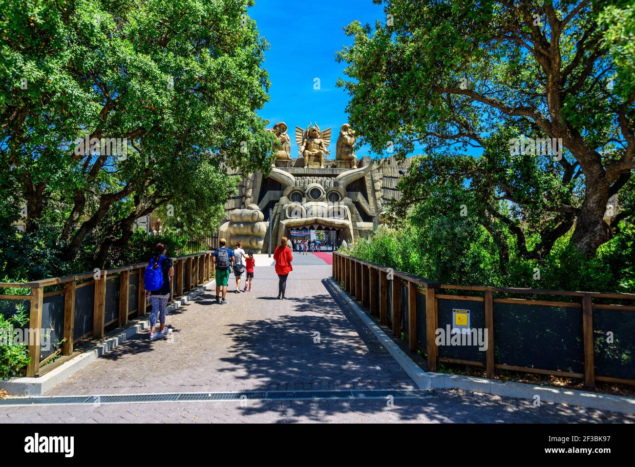 Cinecittà Welt, Cabiria Platz, Rom, Latium, Italien, Europa Stockfoto