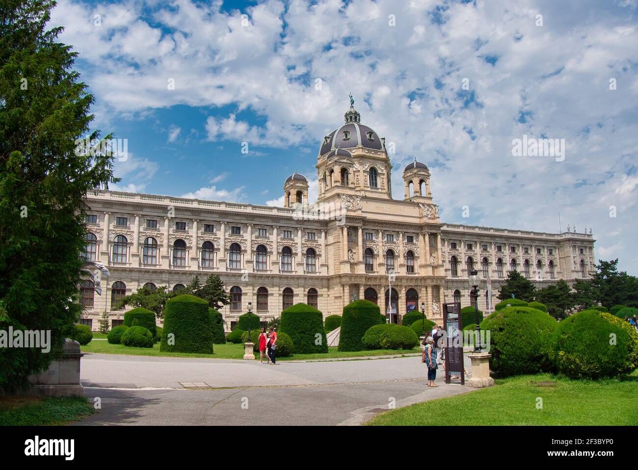 Naturhistorisches Museum, Maria-Theresien-Platz, Museumsviertel, Wien Stockfoto