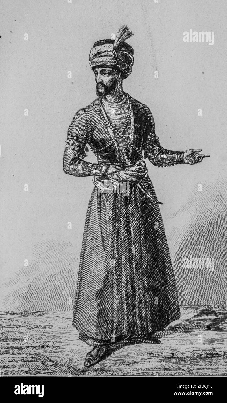 mehemet khan, la perse par louis dubeux, editeur firmin didot 1841 Stockfoto