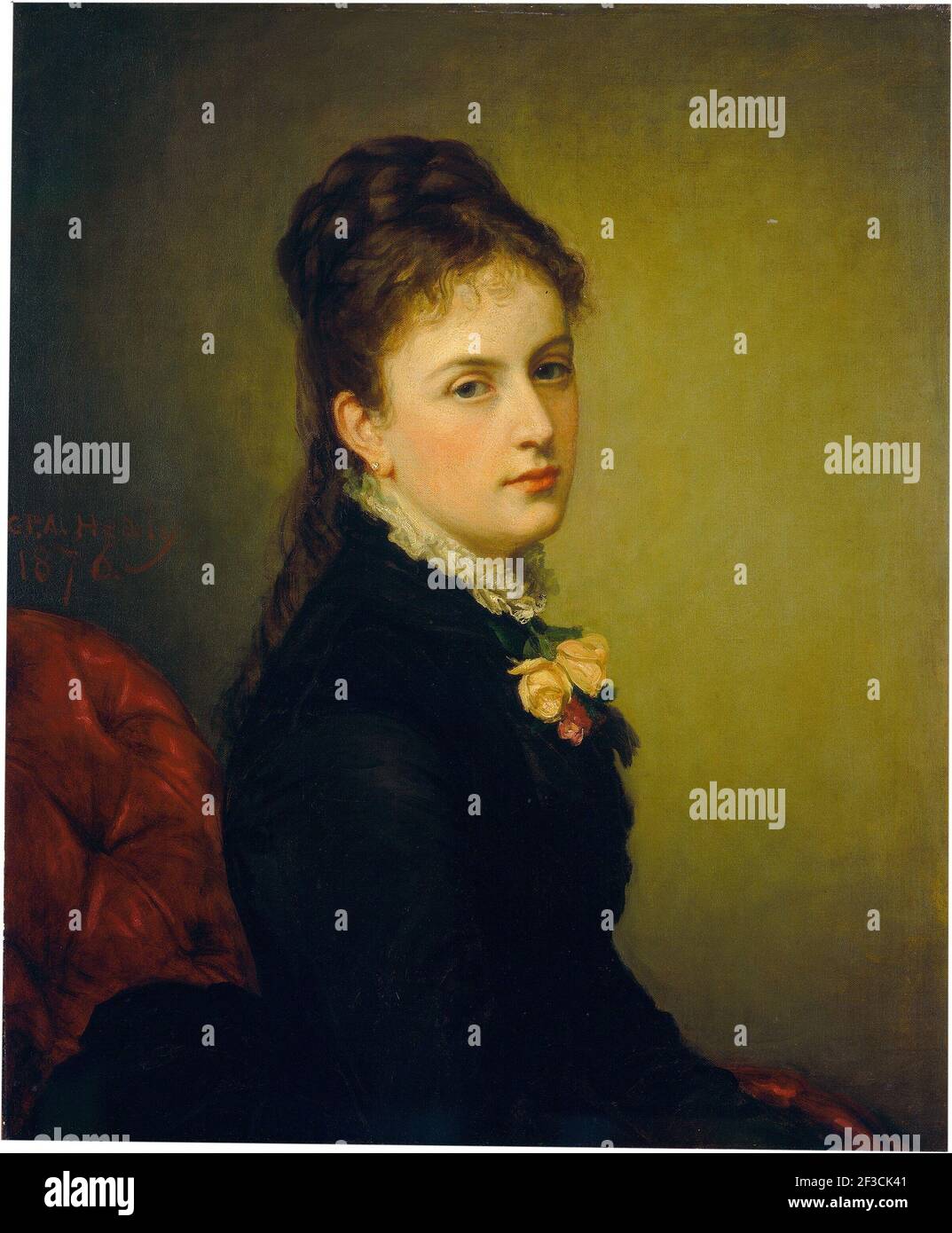 Roxana Atwater Wentworth, 1876. Stockfoto