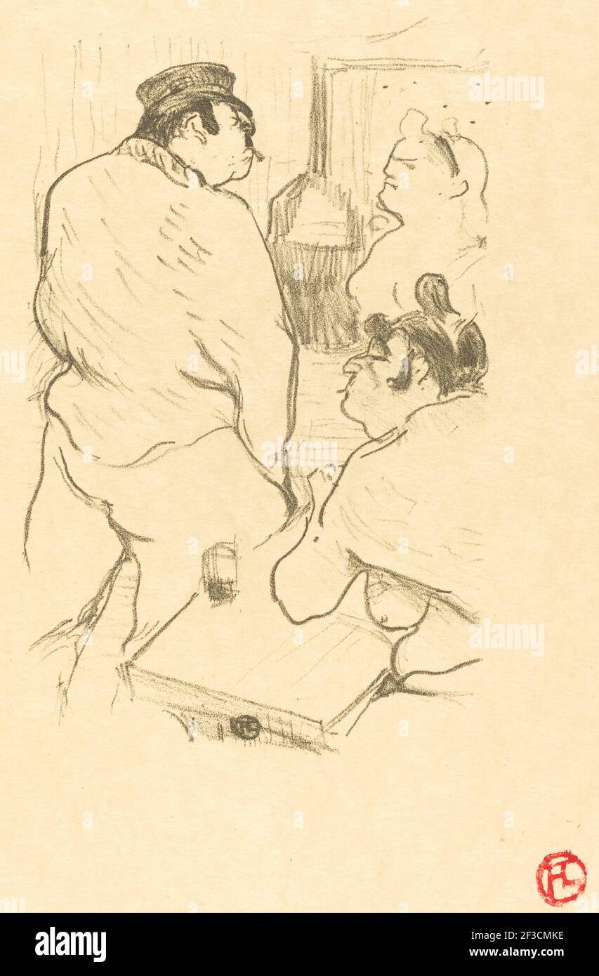 Terror von Grenelle (La terreur de Grenelle), 1894. Stockfoto