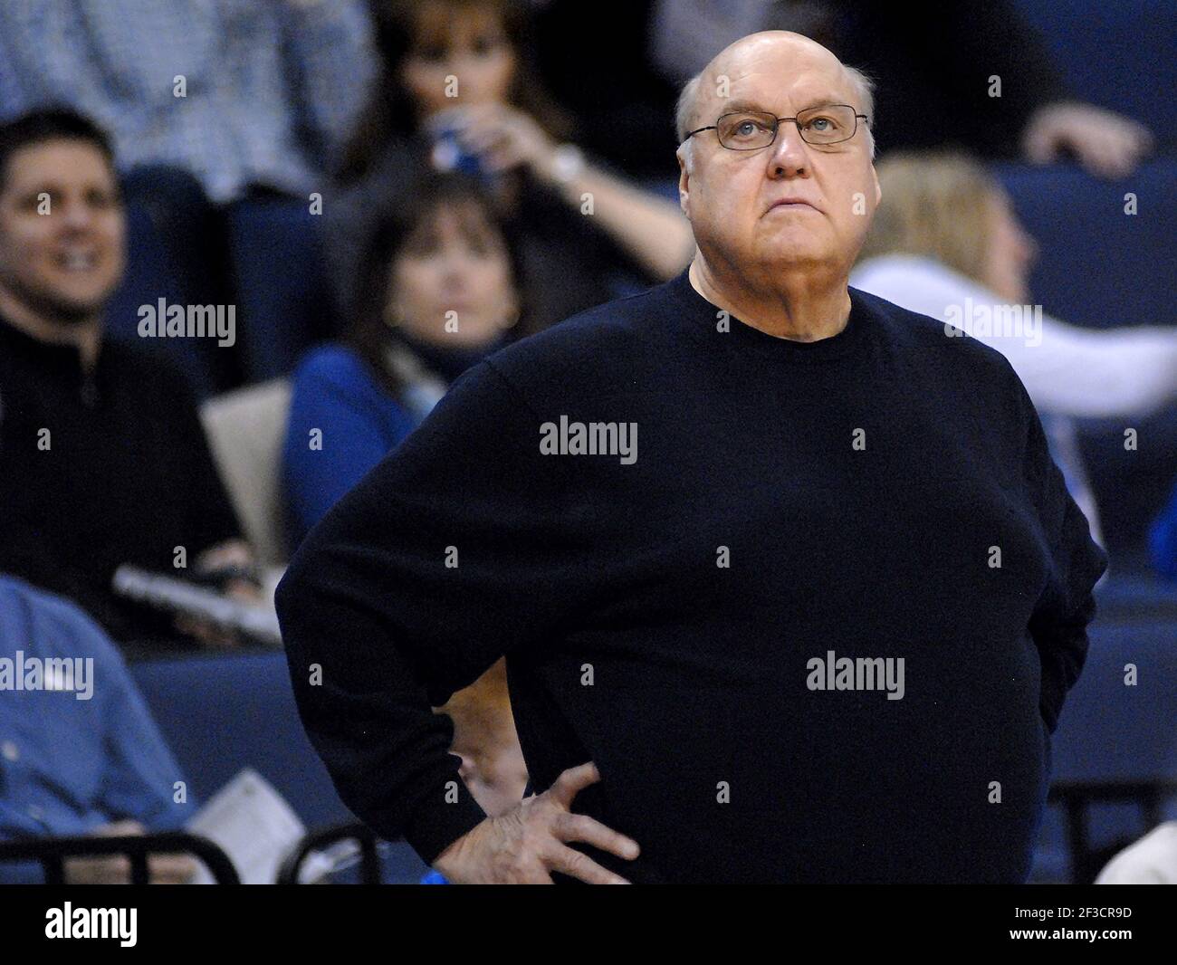 Rick Majerus, amerikanischer Basketballtrainer Stockfoto
