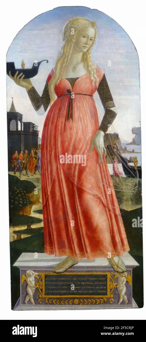 Claudia Quinta, c. 1490/1495. Stockfoto