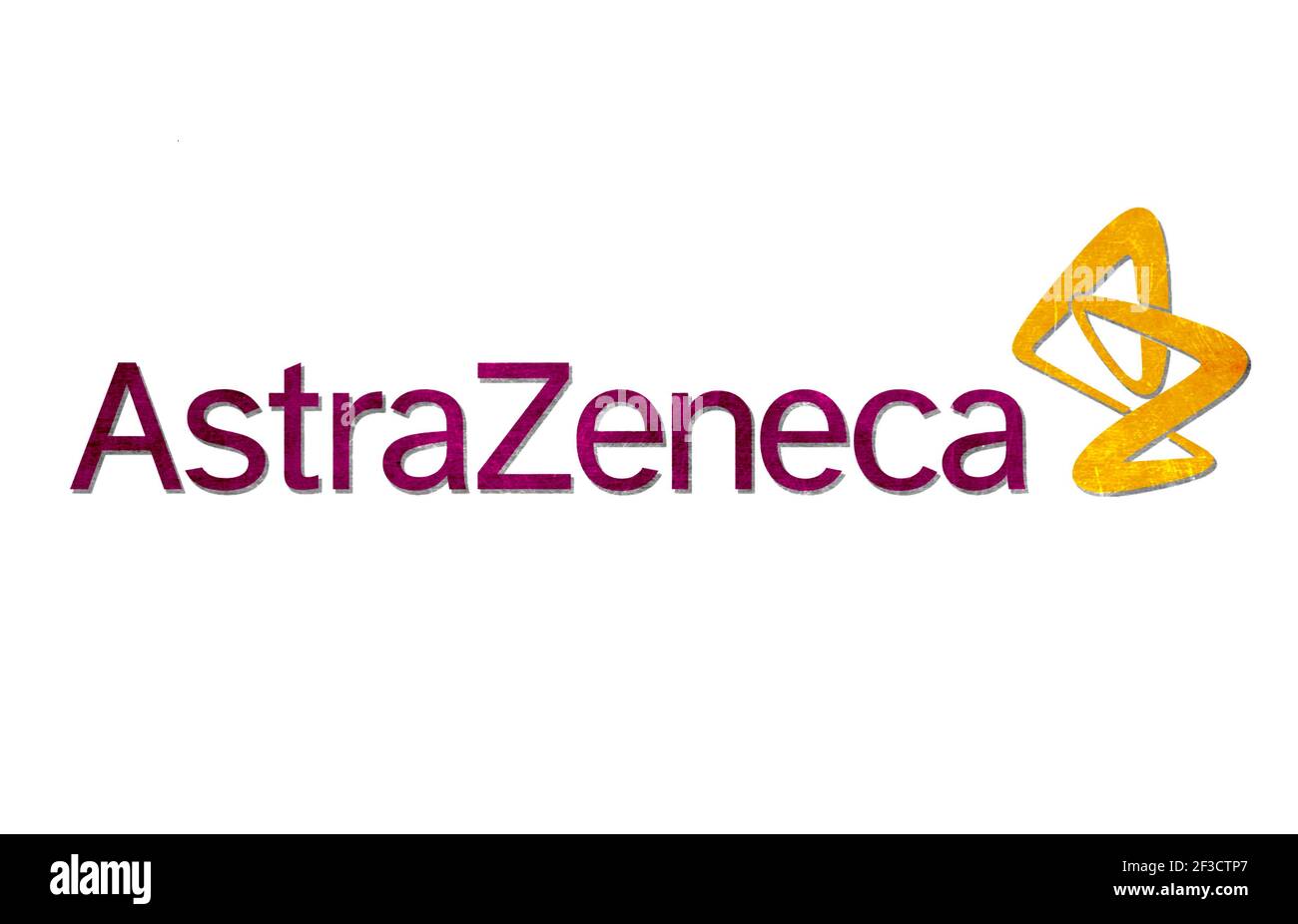 AstraZeneca-Logo Stockfoto