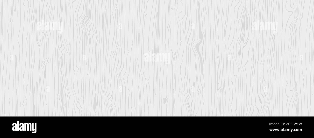 Holzstruktur mit hellgrauem Vektor. Abstrakt natürliche Maserung strukturierte lange Banner Hintergrund Stock Vektor
