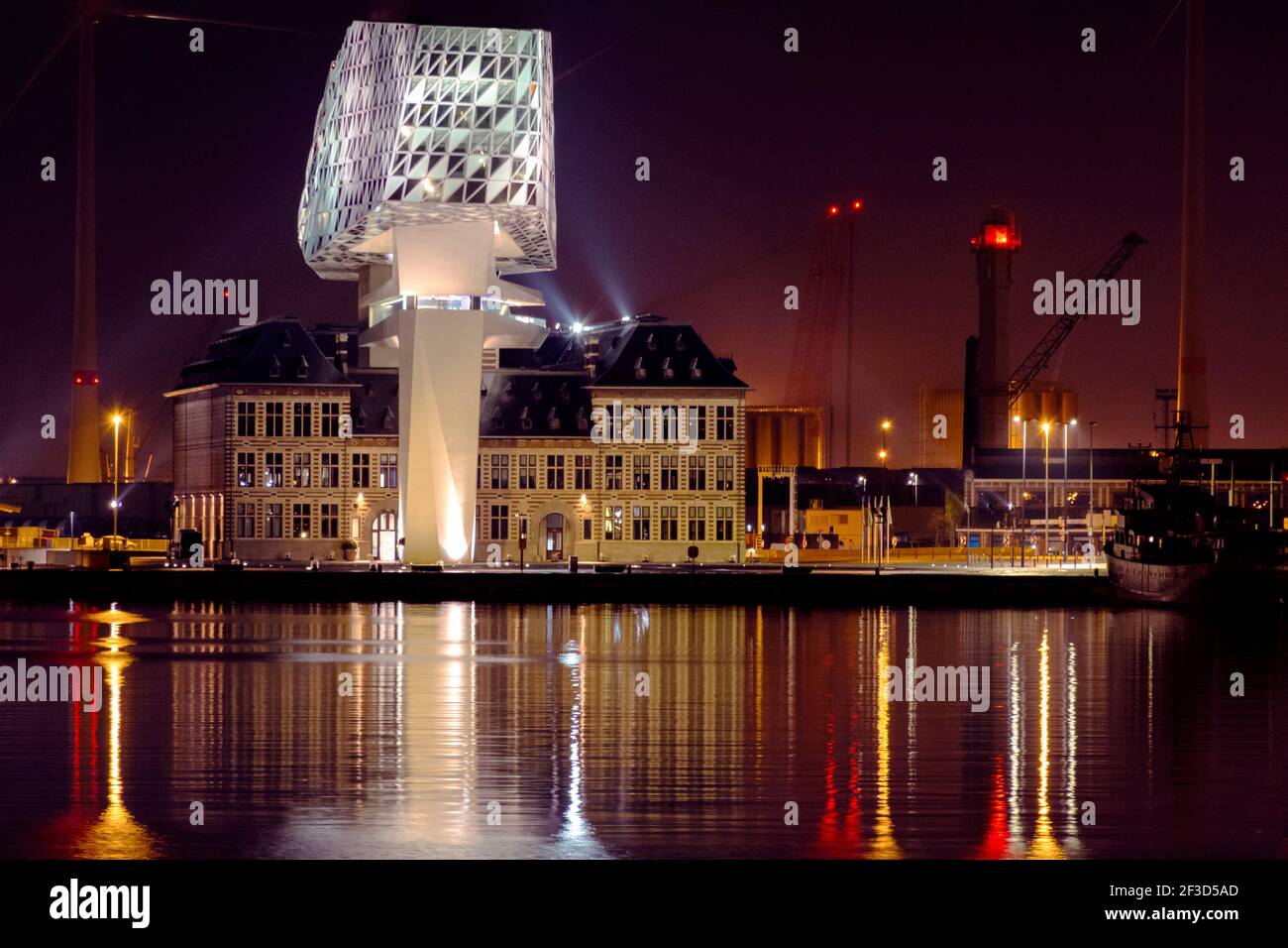 Port House Antwerpen Stockfoto