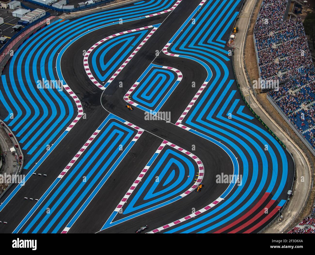 Aérien Ansicht Paul Ricard Circuit, während der Formel-1-Weltmeisterschaft 2018, grand Prix von frankreich am 22. Bis 24. juni in Le Castellet - Foto Marc de Mattia / DPPI Stockfoto