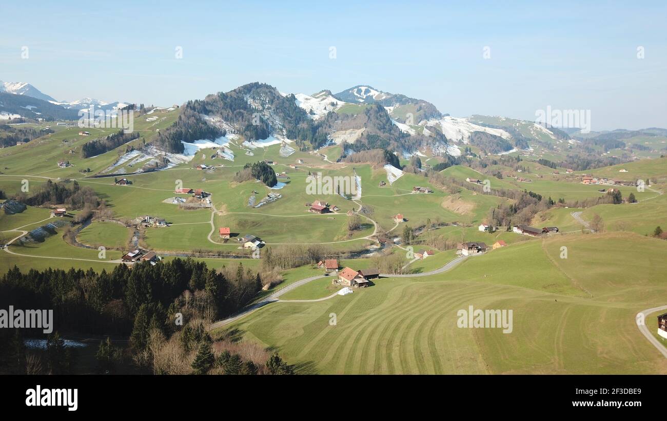 Appenzeller Land, Schweiz Stockfoto