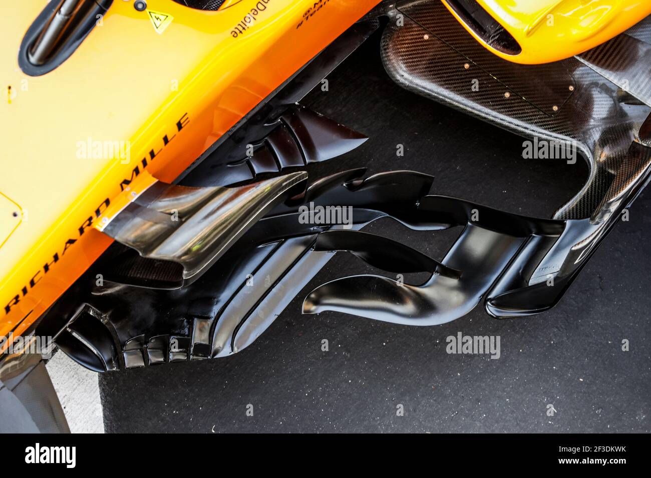McLaren Renault MCL33, Mechanische Details der Lastkahn Boards während der Formel 1 FIA Weltmeisterschaft 2018, Italien Grand Prix, in Monza von august 30 bis september 2 - Foto Florent Gooden / DPPI Stockfoto
