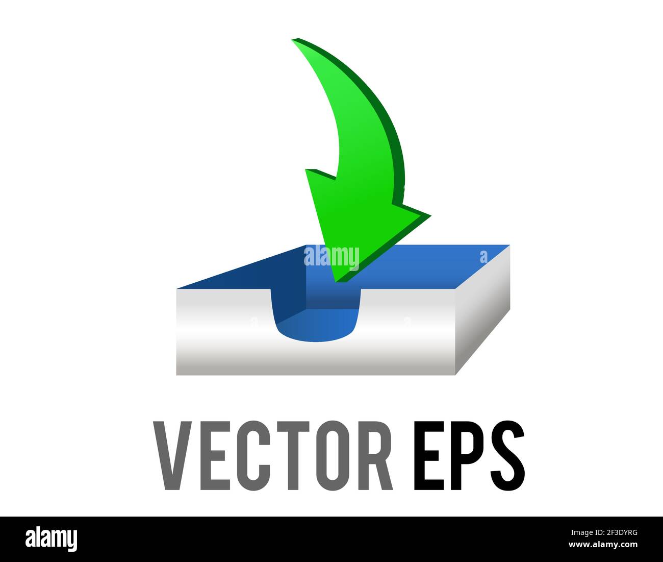 Das isolierte Symbol für Vektorpost, Papierfach für Dokumente mit rotem Aufwärtspfeil für E-Mail-Postausgangssatz, wird für digitale Aktivitäten, Hochladen, Messaging, Bestellung, Shar verwendet Stock Vektor