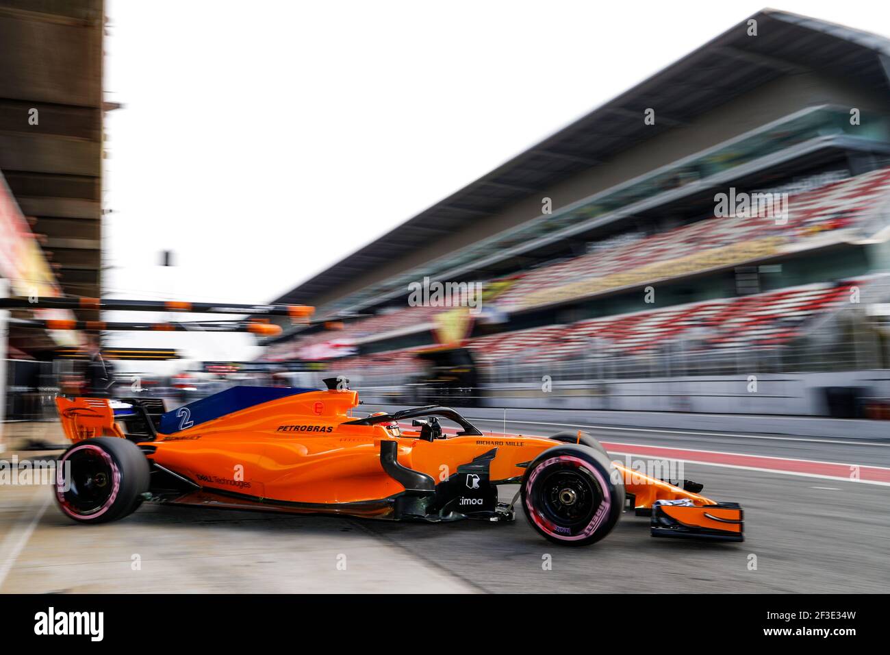 VANDOORNE Stoffel (bel), McLaren Renault MCL33, Aktion während der Formel 1 Wintertests 2018 in Barcelona, Spanien vom 6. Bis 9. März - Foto Florent Gooden / DPPI Stockfoto