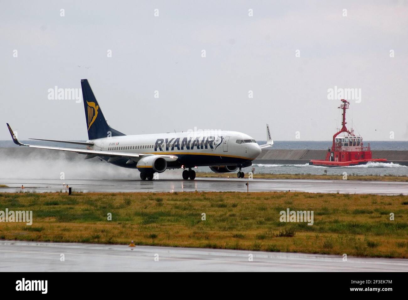15-03-2021 - Generic Airplanes - Ei-DPG - Ryanair - Boeing 737 NG MAX. Seriennummer 33607, Typ 737-8AS. Erster Flug am 17,01.2007, geliefert nach Rya Stockfoto