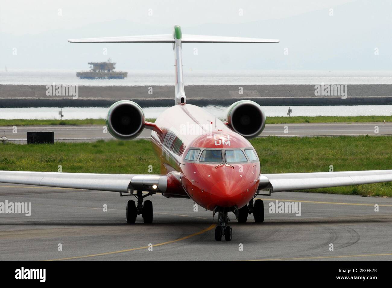 15-03-2021 - Generic Airplanes - Ei-DUM - MyAir - Canadair Regional Jet. Seriennummer 15103, Typ CRJ-900. Erster Flug auf Unbekannten, geliefert nach Mya Stockfoto