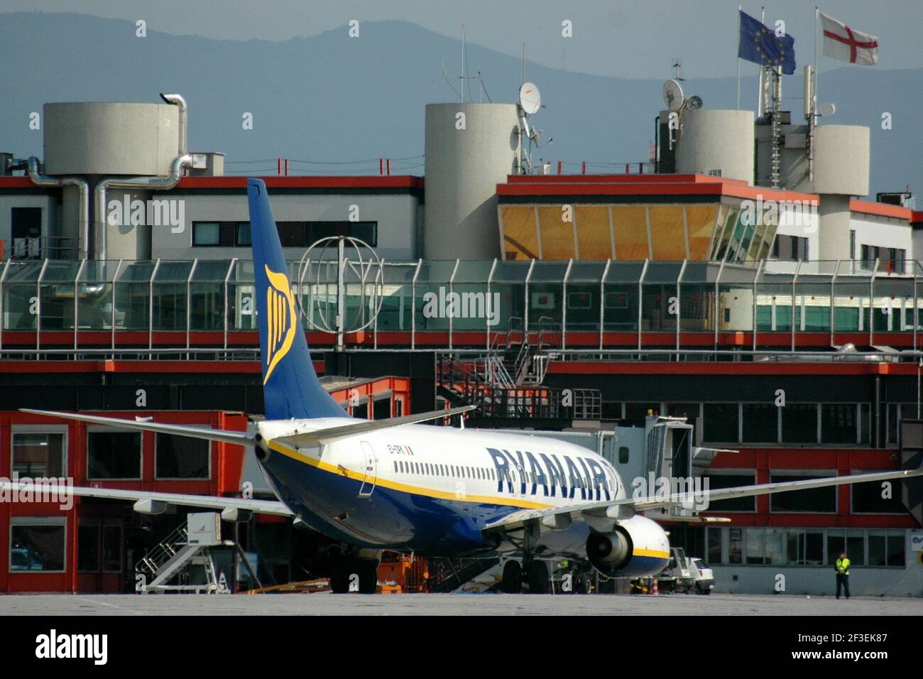15-03-2021 - Generic Airplanes - Ei-DPK - Ryanair - Boeing 737 NG MAX. Seriennummer 33610, Typ 737-8AS. Erster Flug am 6,02.2007, geliefert an Ryan Stockfoto