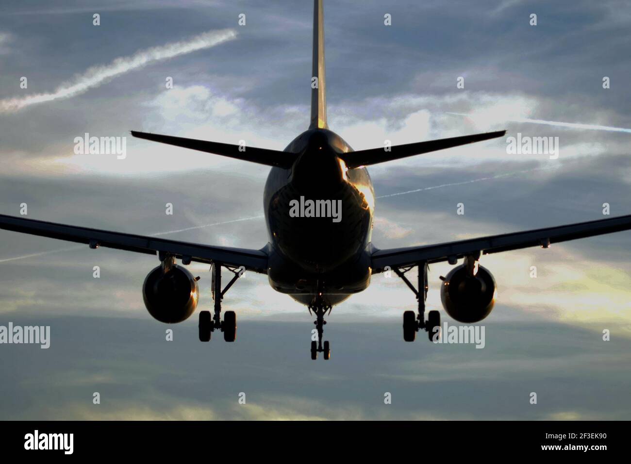 15-03-2021 - Generic Airplanes - EC-LVX - Vueling - Airbus A320. Seriennummer 5673, Typ 320-214. Erster Flug am 19,06.2013, geliefert an Vueling Stockfoto