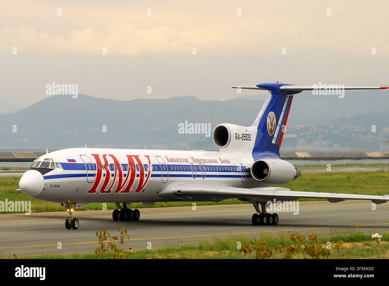 15-03-2021 - Generic Airplanes - RA-85826 - KMV - Kavminvodyavia - Tupolev. Seriennummer 89A-812, Typ TU-154M. Erster Benutzer war LOT Polish Airlines on Stockfoto