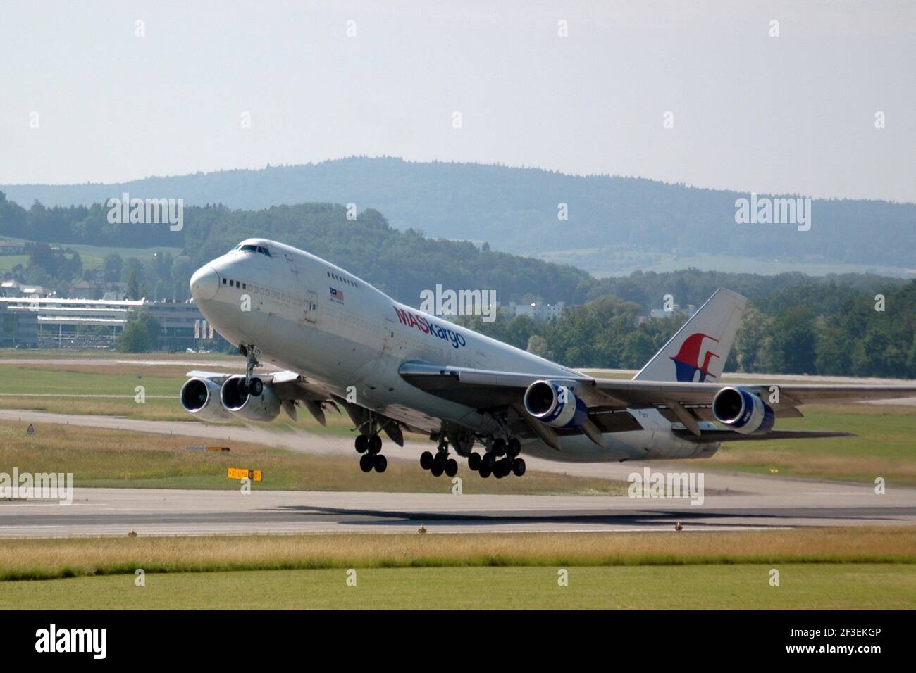 15-03-2021 - Generic Airplanes - TF-ATX - Malaysia Airlines - Boeing 747. Seriennummer 23711, Typ 747-236BSF. Erstflug am 13,02.1987, geliefert Stockfoto