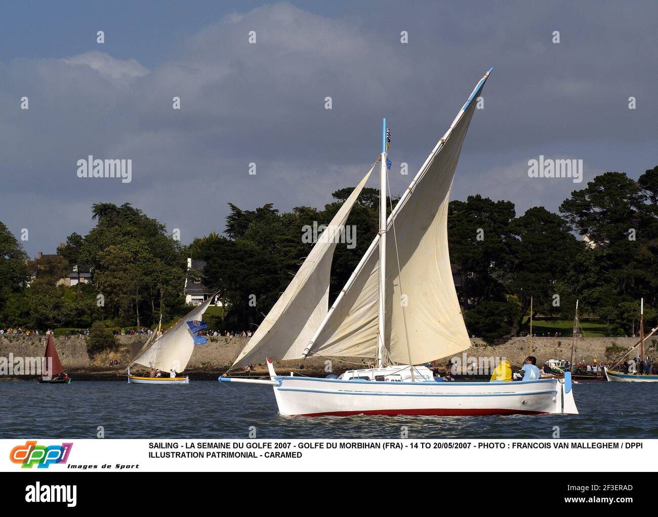 SEGELN - LA SEMAINE DU GOLFE 2007 - GOLFE DU MORBIHAN (FRA) - 14 BIS 20/05/2007 - FOTO : FRANCOIS VAN MALLEGHEM / DPPI ILLUSTRATION PATRIMONIAL - CARAMED Stockfoto