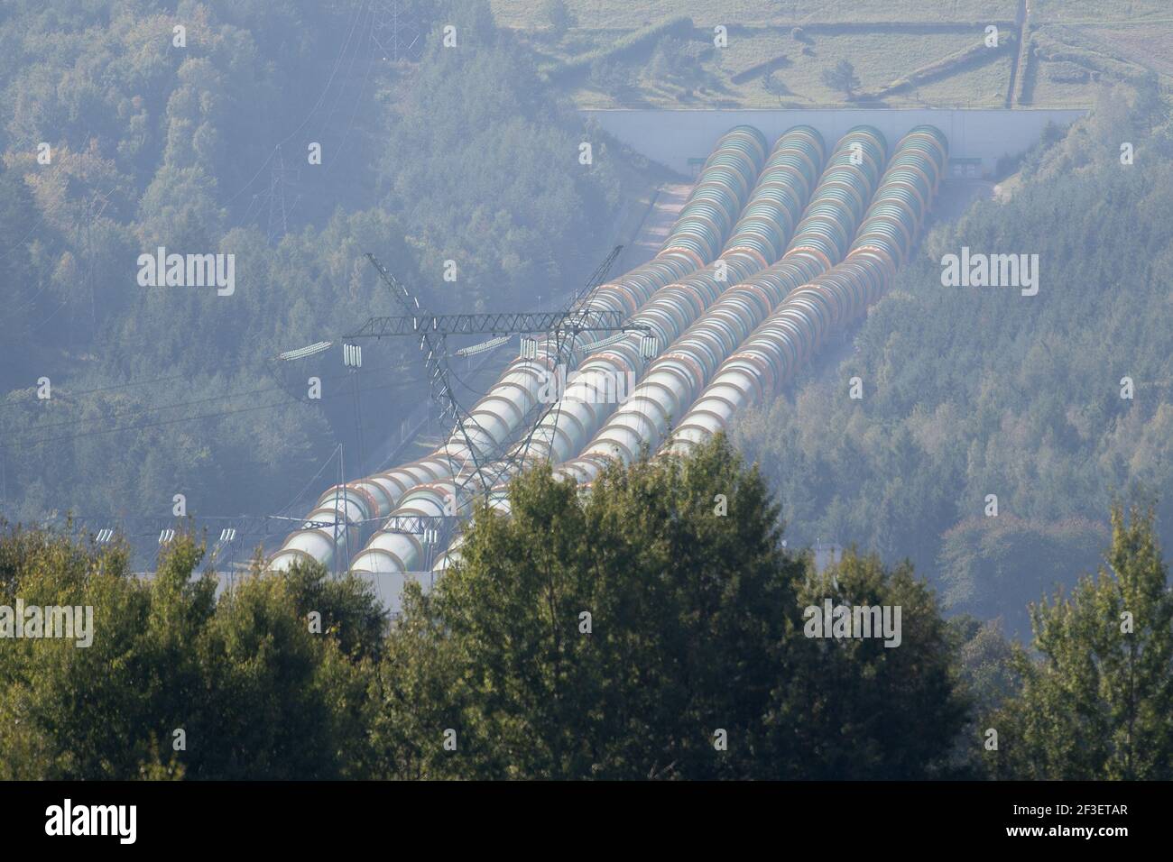 Pumpspeicherkraftwerk Zarnowiec in Kartoszyno, Polen. September 22nd 2020 © Wojciech Strozyk / Alamy Stockfoto Stockfoto
