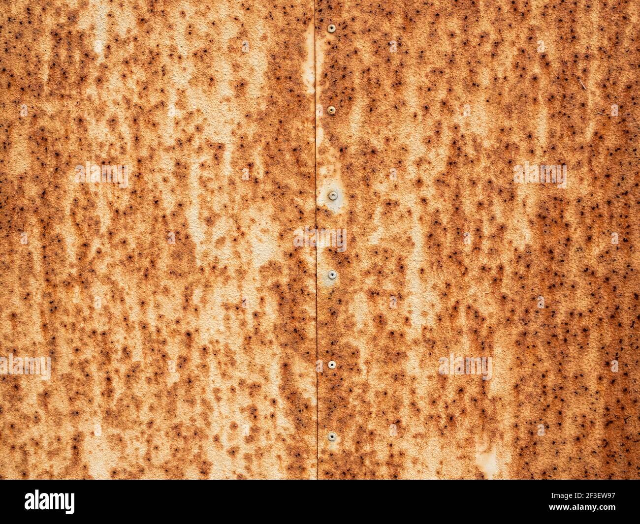 Rostige Blechstruktur, horizontaler Hintergrund Stockfoto