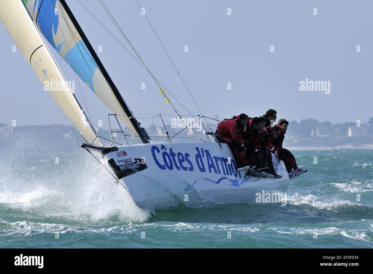 SEGELN - SPI OUEST FRANKREICH INTERMARCHE 2012 - LA TRINITE (FRA) - 05-09/04/2012 - FOTO FRANCOIS VAN MALLEGHEM / DPPI Stockfoto