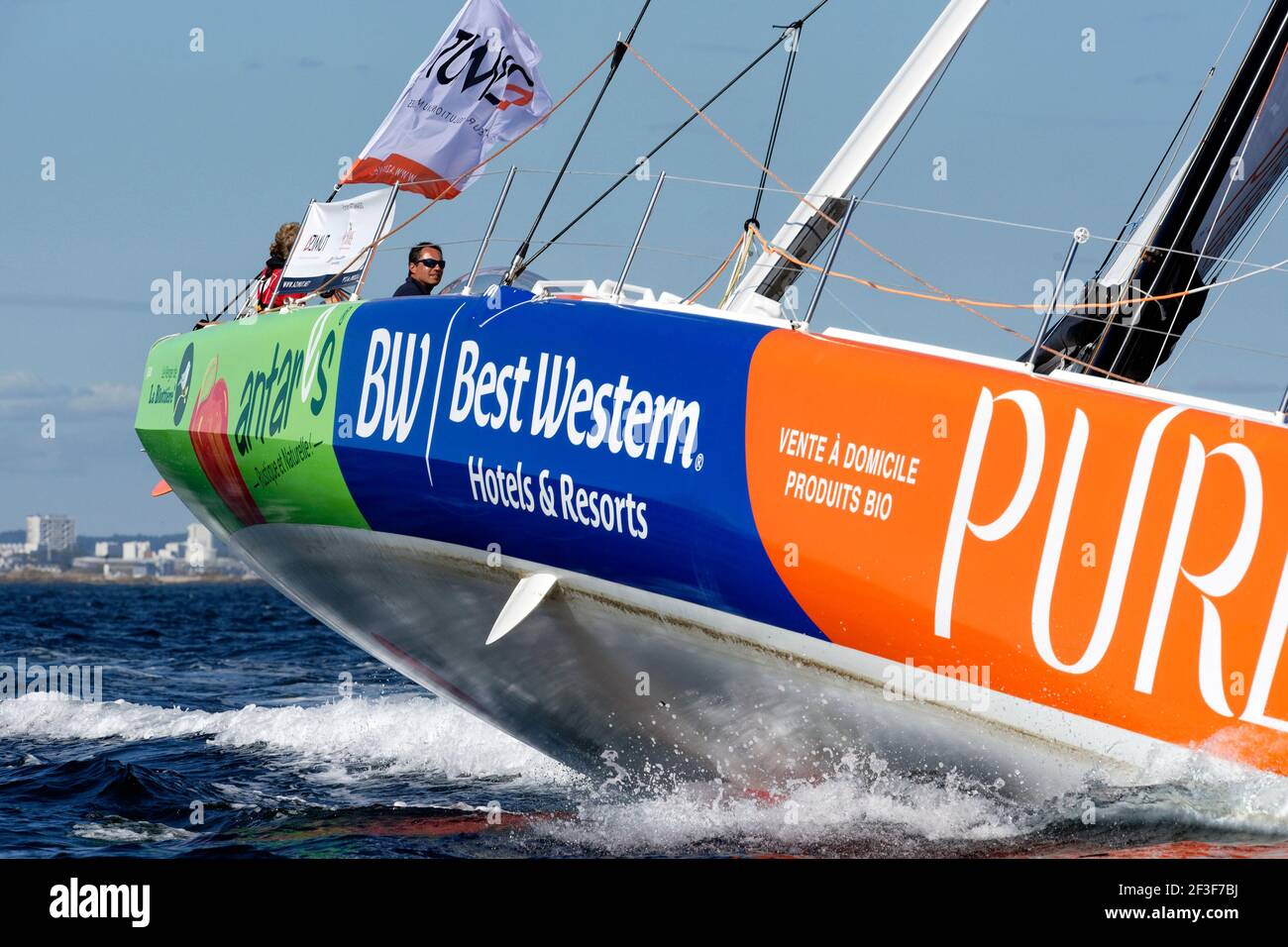 Romain Attanasio - Pure - Best Western Hotels Resorts während der Défi Azimut 2020 - läuft - am 9. September 2020 in Lorient, Frankreich - Foto François Van Malleghem / DPPI Stockfoto