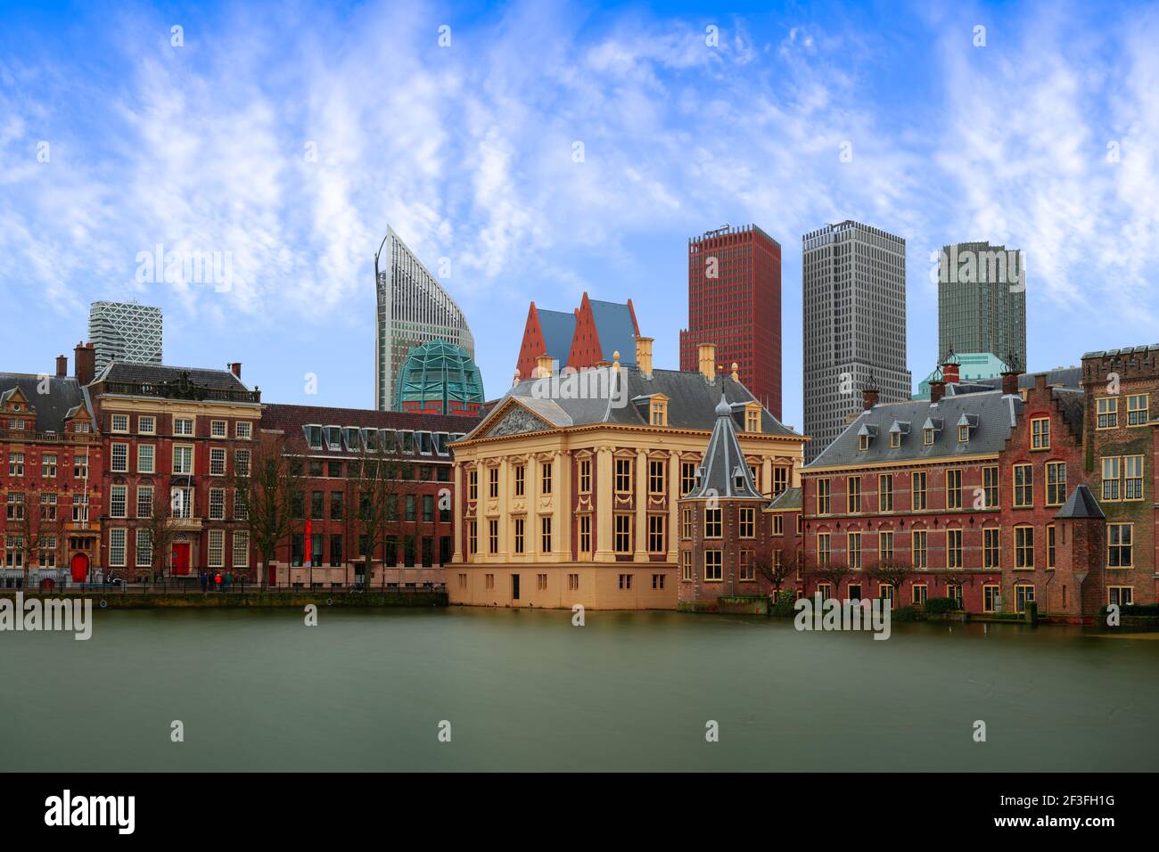 Den Haag, Niederlande Stadtbild am Nachmittag. Stockfoto