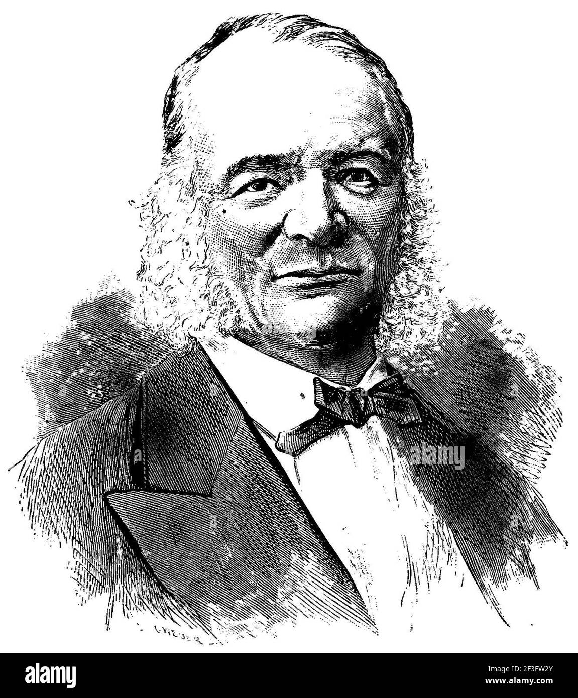 Otto Wilhelm Struve. Stockfoto