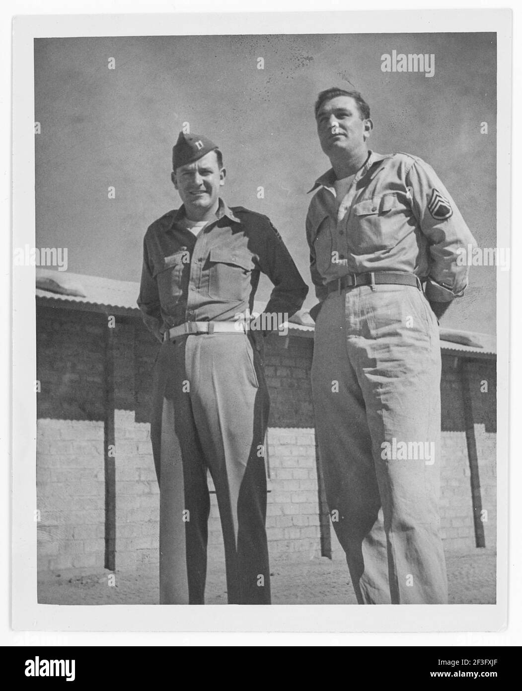 Vintage Foto, Camp Huckstep, Ägypten, Zweiter Weltkrieg, 1944 Stockfoto