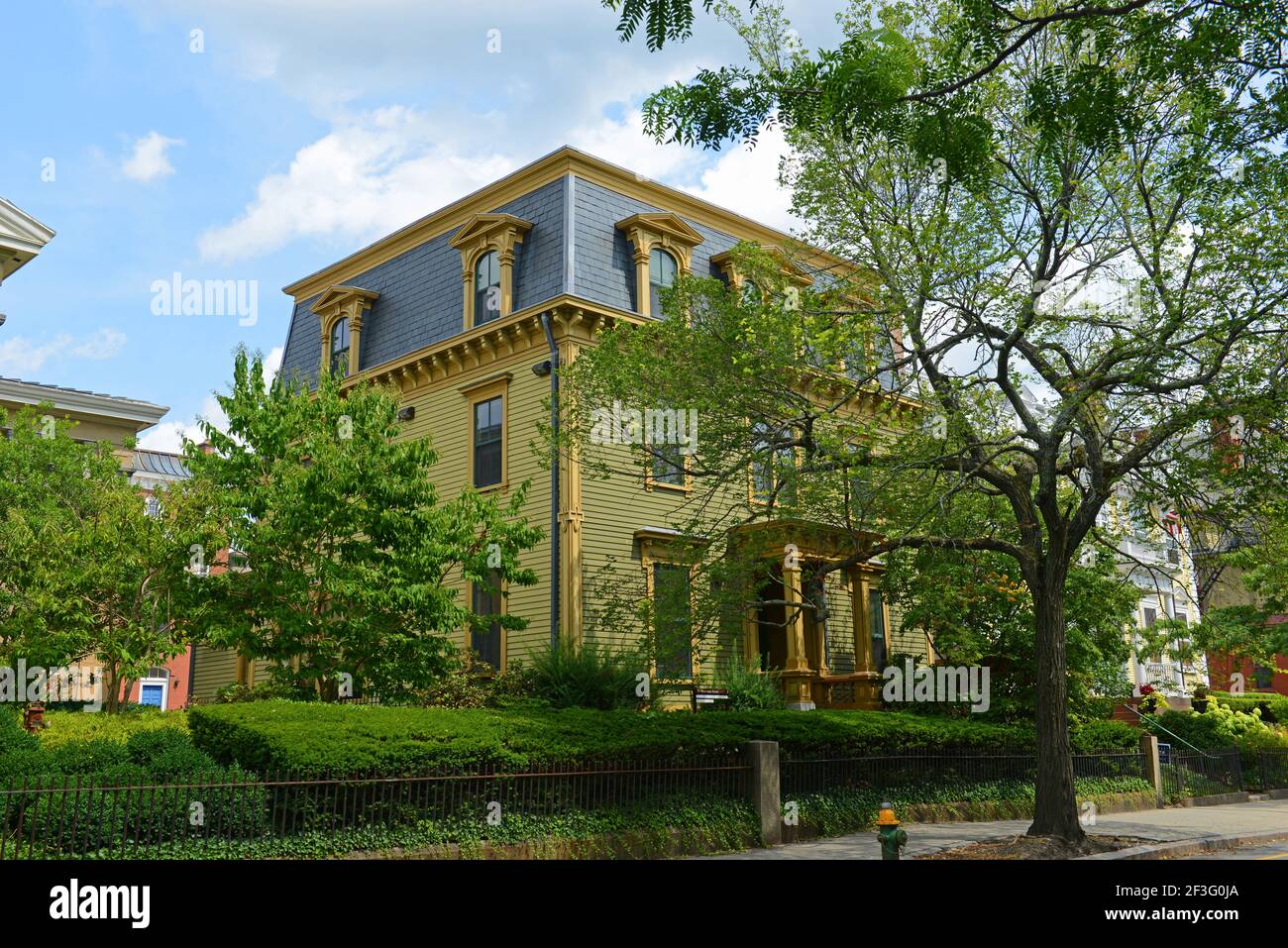 Waterman Gebäude in Brown University, Providence, Rhode Island RI, USA. Stockfoto