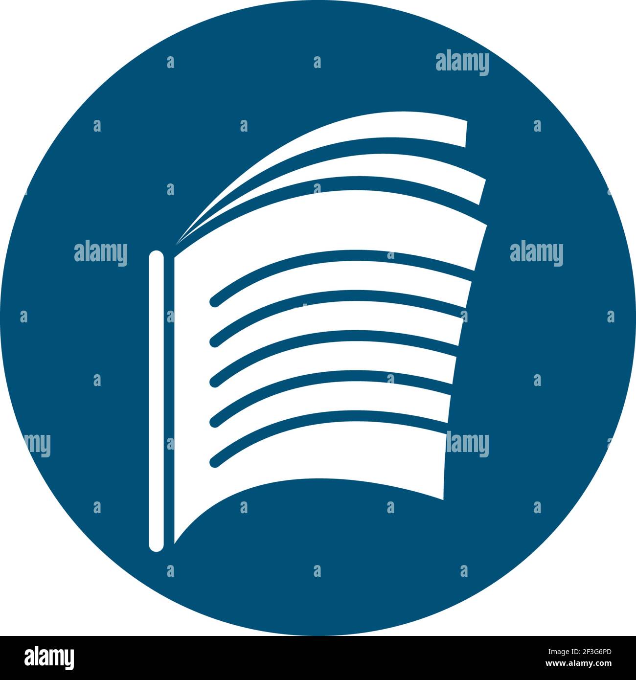 Buch Logo Vorlage Vektor Symbol Illustration Design Stock Vektor