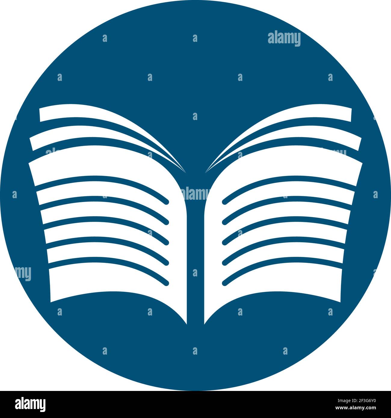 Buch Logo Vorlage Vektor Symbol Illustration Design Stock Vektor