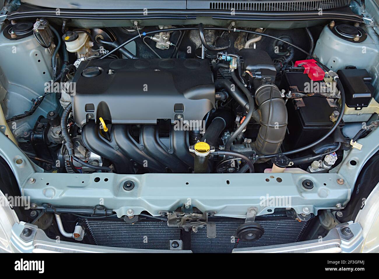 Auto-Motor Stockfoto