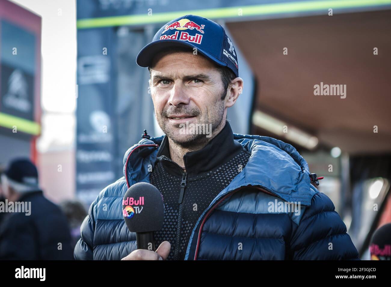 DESPRES Cyril bei Red Bull TV Portrait während der Rallye-Weltmeisterschaft 2018, Rallye Monte Carlo vom 25. Bis 28. Januar in Monaco - Foto Thomas Fenetre / DPPI Stockfoto