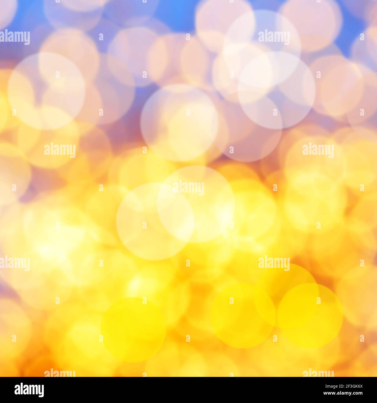 Gold glänzend Bokeh abstrakten Hintergrund Stockfoto