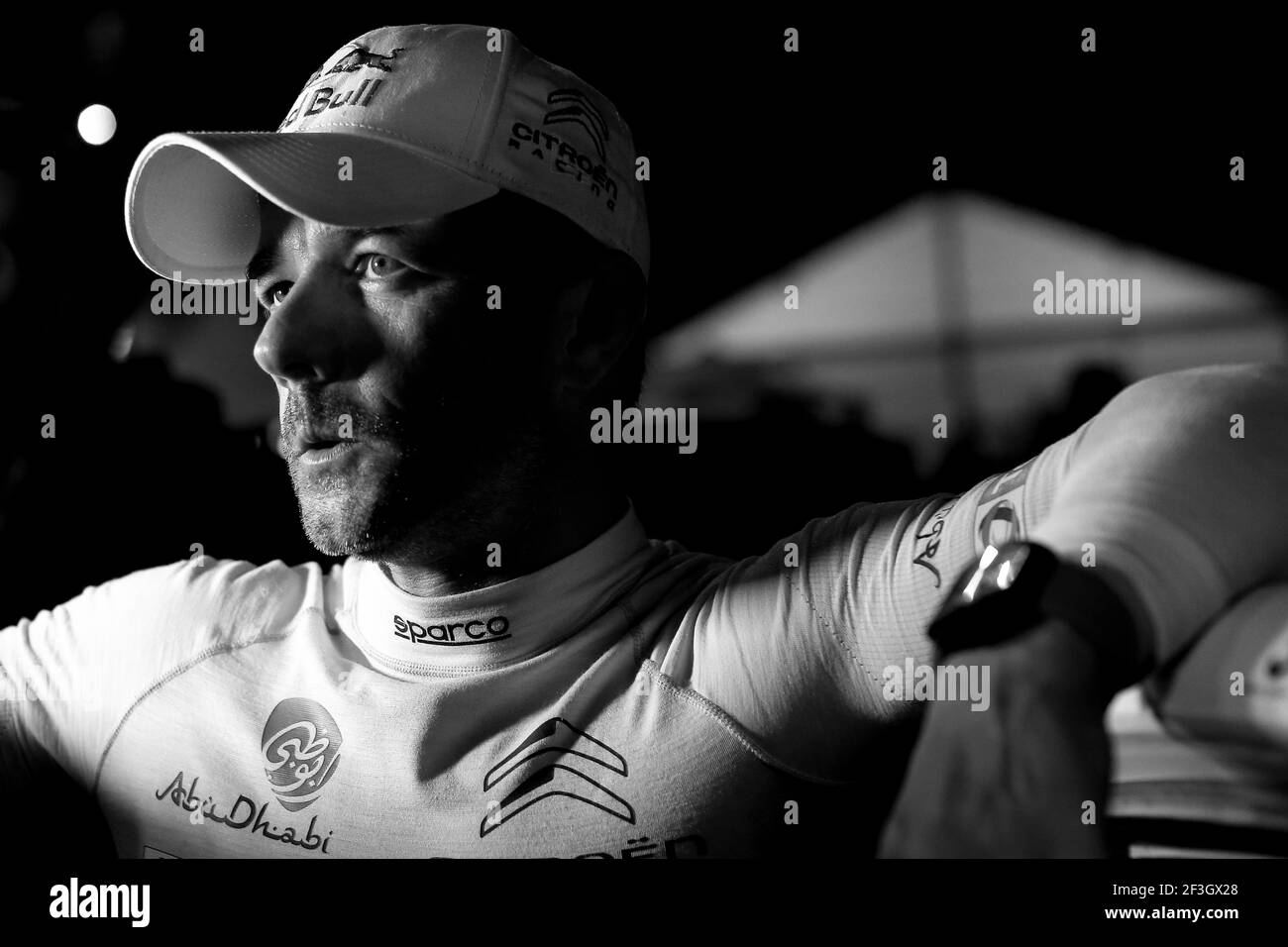 10 LOEB Sebastien (FRA), CITROEN C3 WRC, CITROEN TOTAL ABU DHABI WRT, Portrait während der Rallye-Weltmeisterschaft 2018, Rallye Spanien vom 25. Bis 28. Oktober in Salou, Spanien - Foto Jean-Marie Farina / DPPI Stockfoto