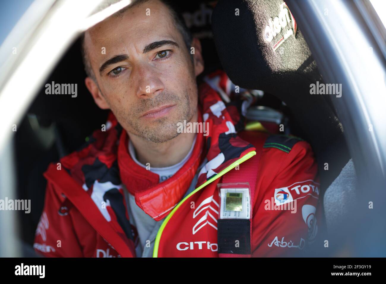 BENGUE Alex , CITROEN C3, CITROEN GESAMTPORTRAIT während der Rallye-Weltmeisterschaft 2018, Tour de Corse Rallye vom 5. Bis 8. April in Ajaccio, Frankreich - Foto DPPI Stockfoto