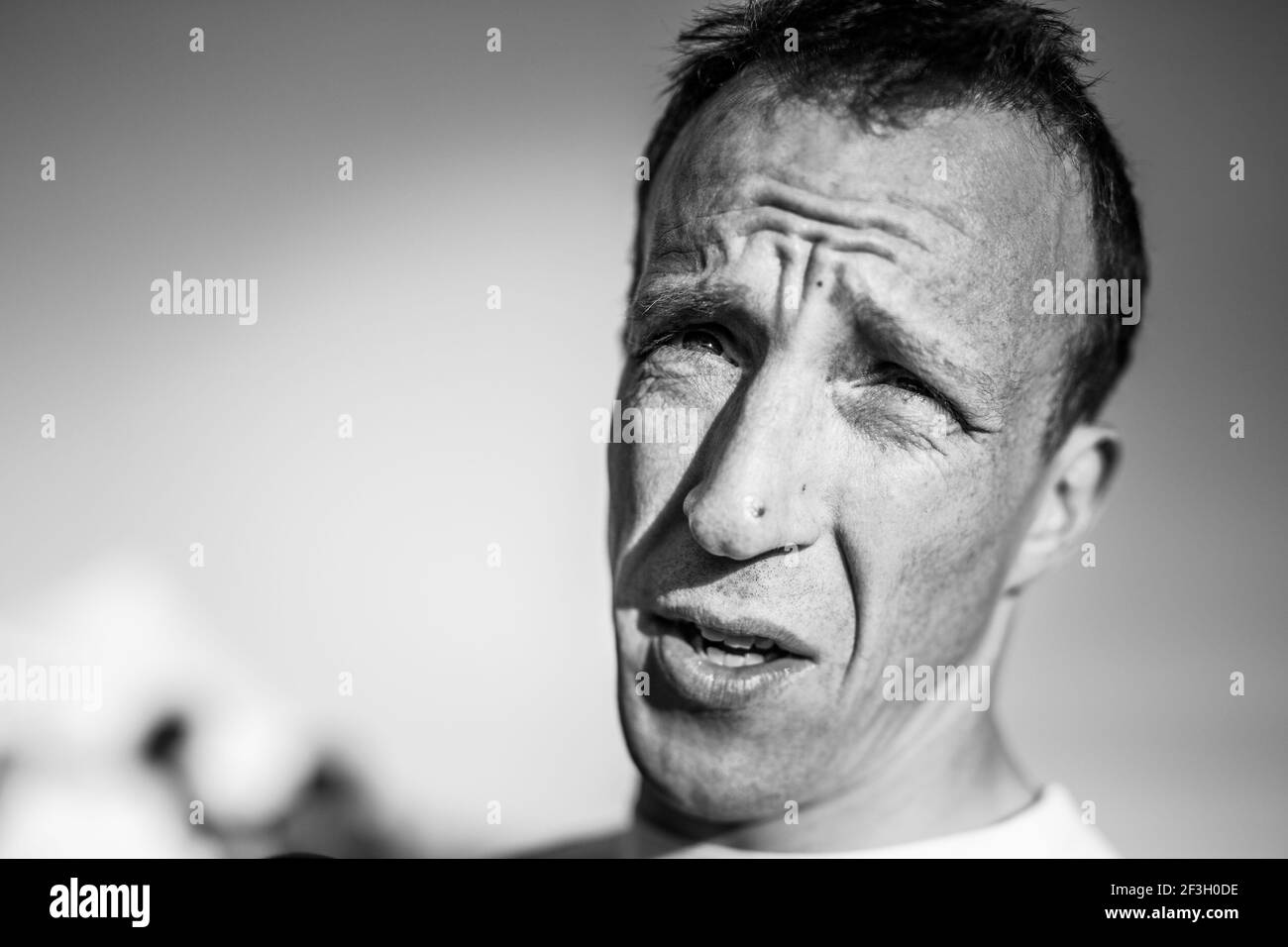 MEEKE Kris (GBR), CITROEN C3 WRC, CITROEN TOTAL ABU DHABI WRT Portrait während der WRC World Rally Car Championship 2018, Tour de Corse Rallye vom 5. Bis 8. April in Ajaccio, Frankreich - Foto Antonin Vincent / DPPI Stockfoto