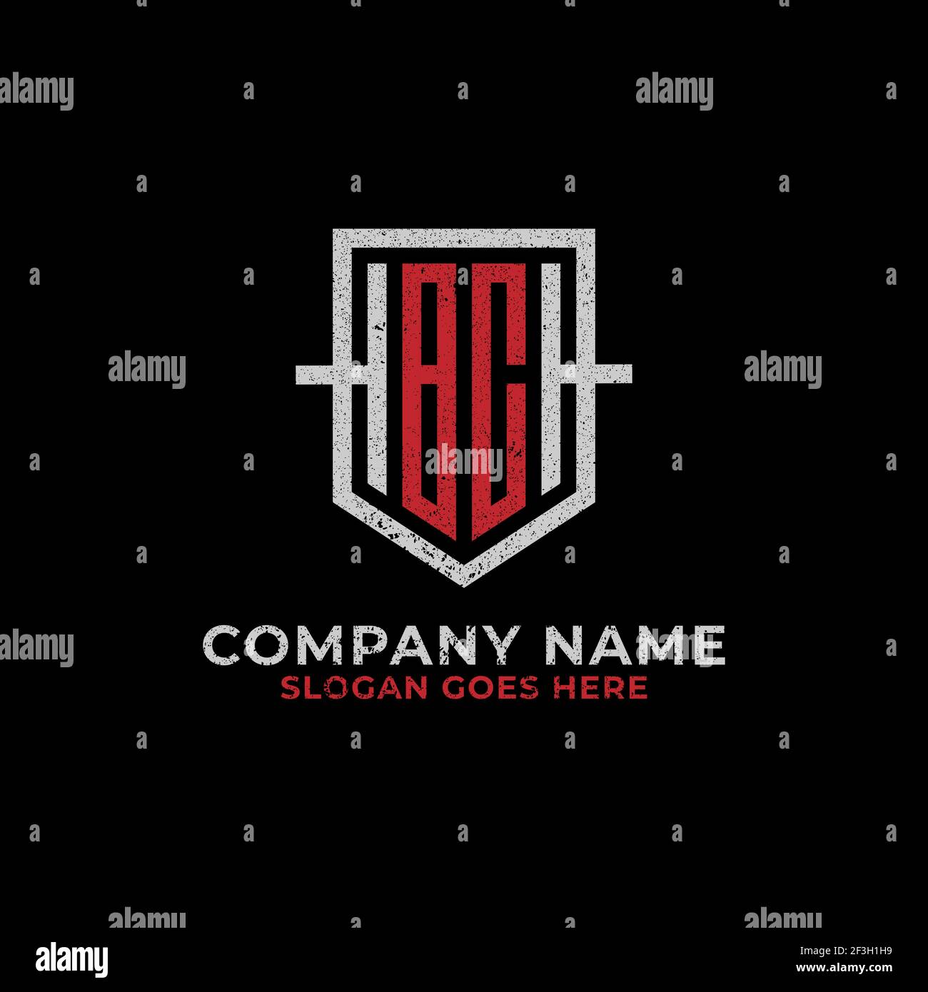 monogram BC Logo Design Schild, Anfangsbuchstabe BC, CB Zeichen mit Retro Vintage rustikalen Stil Vorlage Stock Vektor