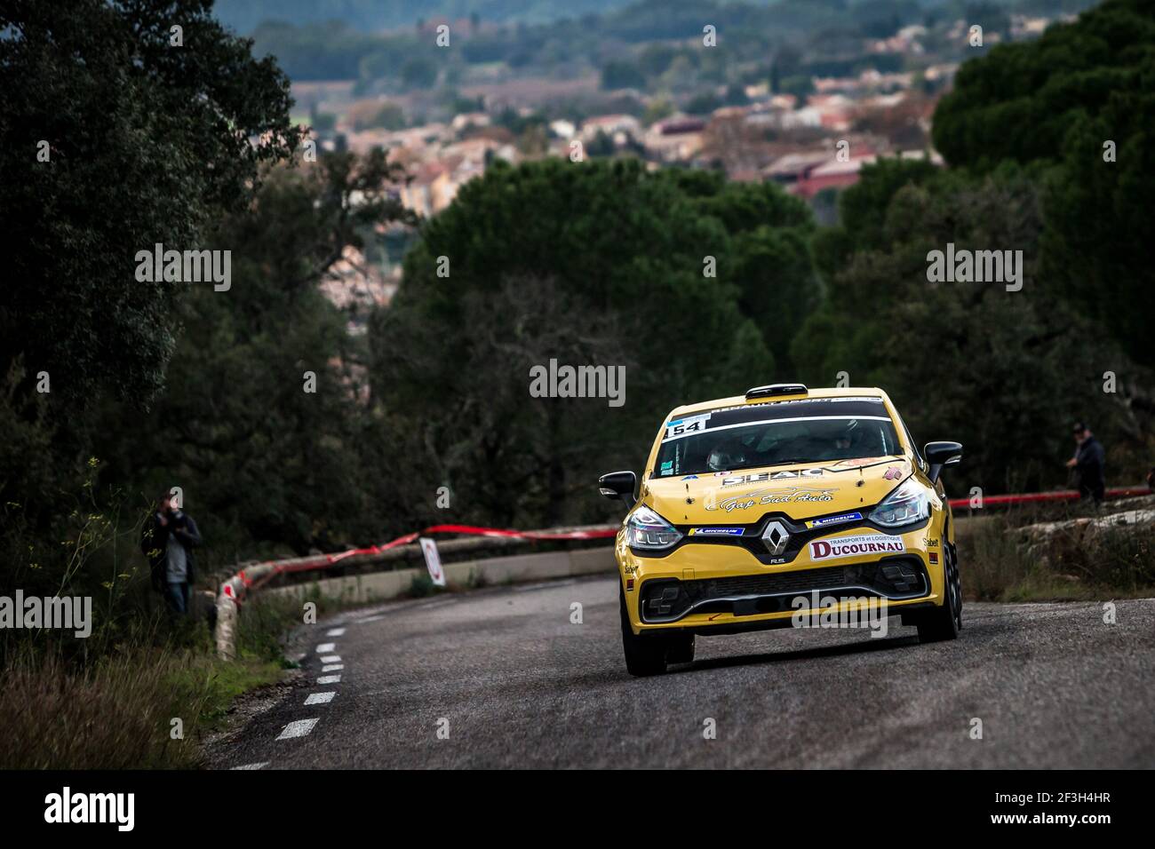 54 POIZOT Thibault und GRAND Marion, Renault Clio, Aktion während der Rallye Frankreich 2018, Rallye du Var vom 22. Bis 25. November in Sainte Maxime, Frankreich - Foto Thomas Fenetre / DPPI Stockfoto