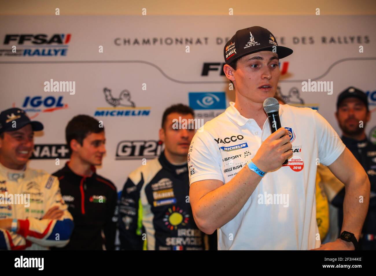 12 FOURMAUX Adrien, Portrait während der Rallye Frankreich 2019, Rallye du Touquet vom 14. Bis 16. März in Le Touquet, Frankreich - Foto Gregory Lenormand / DPPI Stockfoto