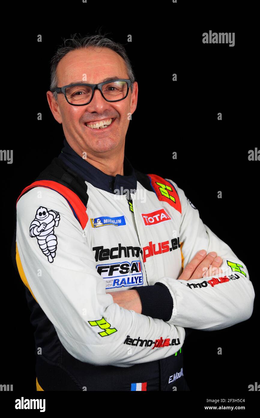 Mauffrey Eric, Skoda Fabia, Portrait während der Rallye Frankreich 2019, Rallye du Touquet vom 14. Bis 16. März in Le Touquet, Frankreich - Foto Gregory Lenormand / DPPI Stockfoto