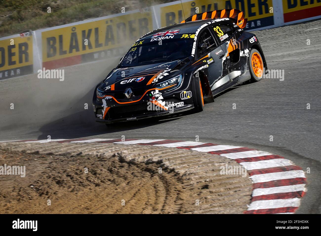 33 DORAN Liam (GBR) GC Kompetition Renault Megane RS, Aktion, während der 2018 FIA World RX of Germany in Estering vom 13. Bis 14. oktober - Foto Paulo Maria / DPPI Stockfoto