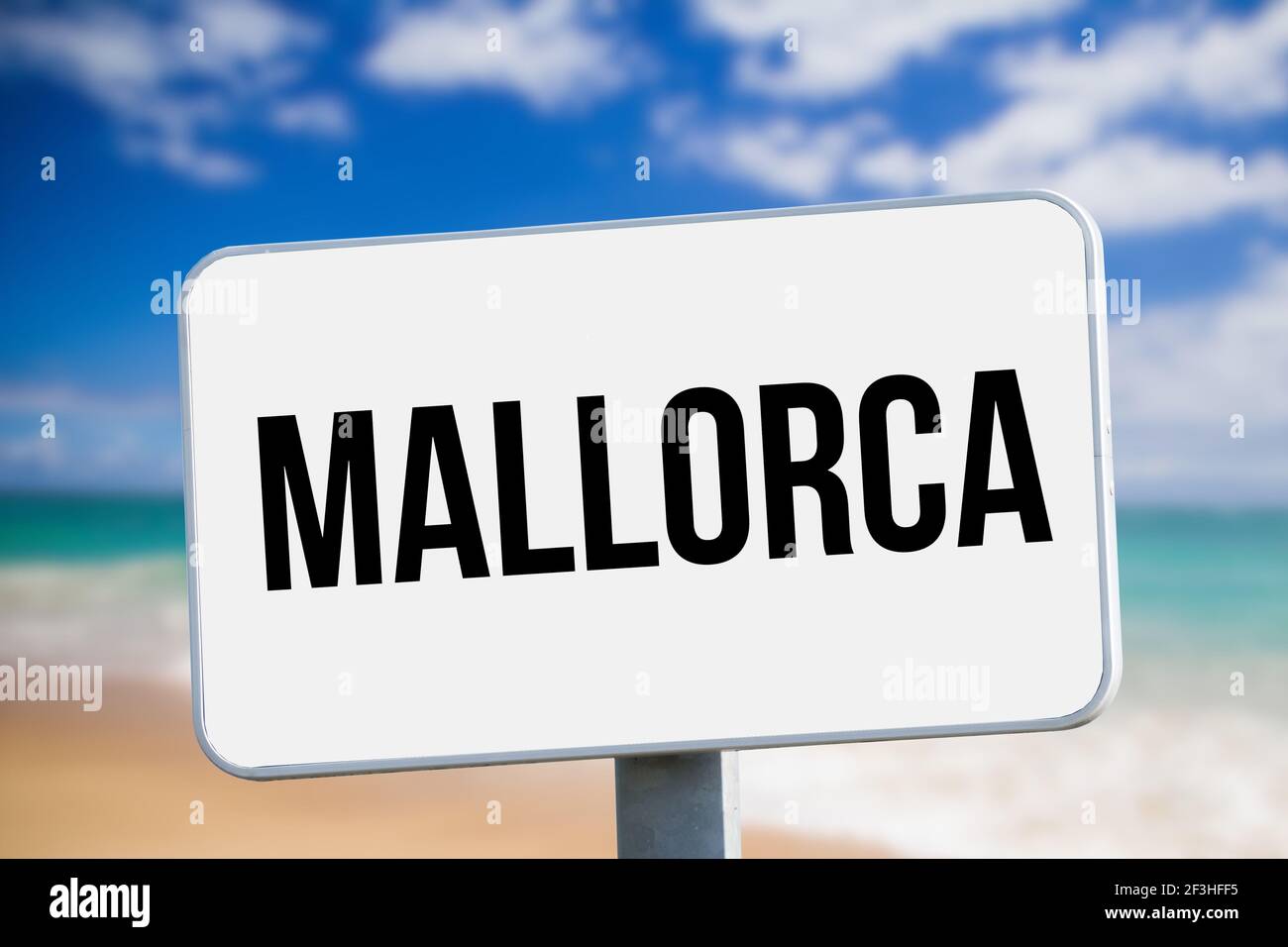 Strand, Meer und Urlaub auf Mallorca Stockfoto