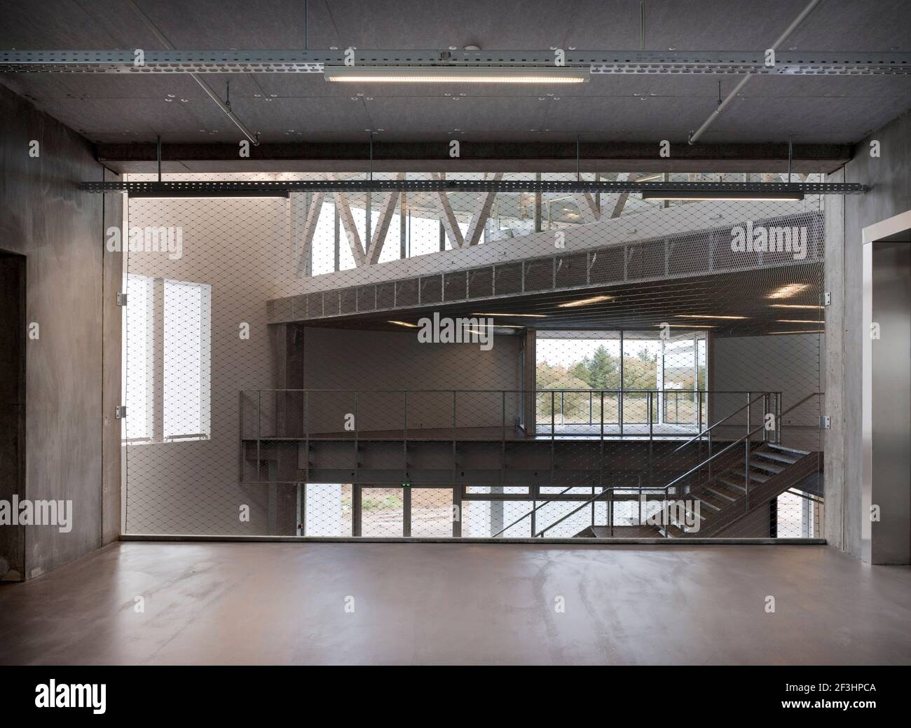 Natural Science Building, Bjerringbro Stockfoto