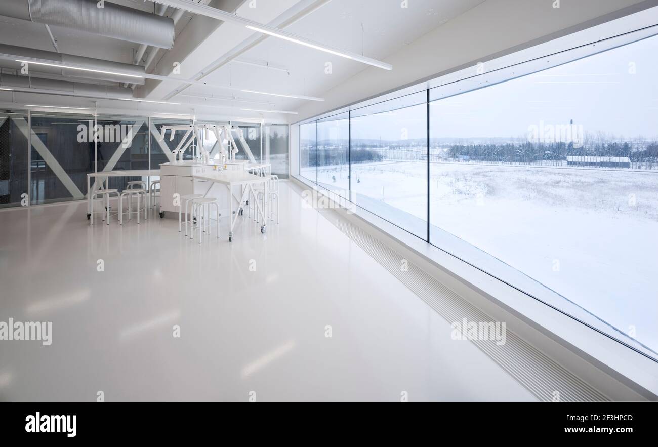 Natural Science Building, Bjerringbro Stockfoto